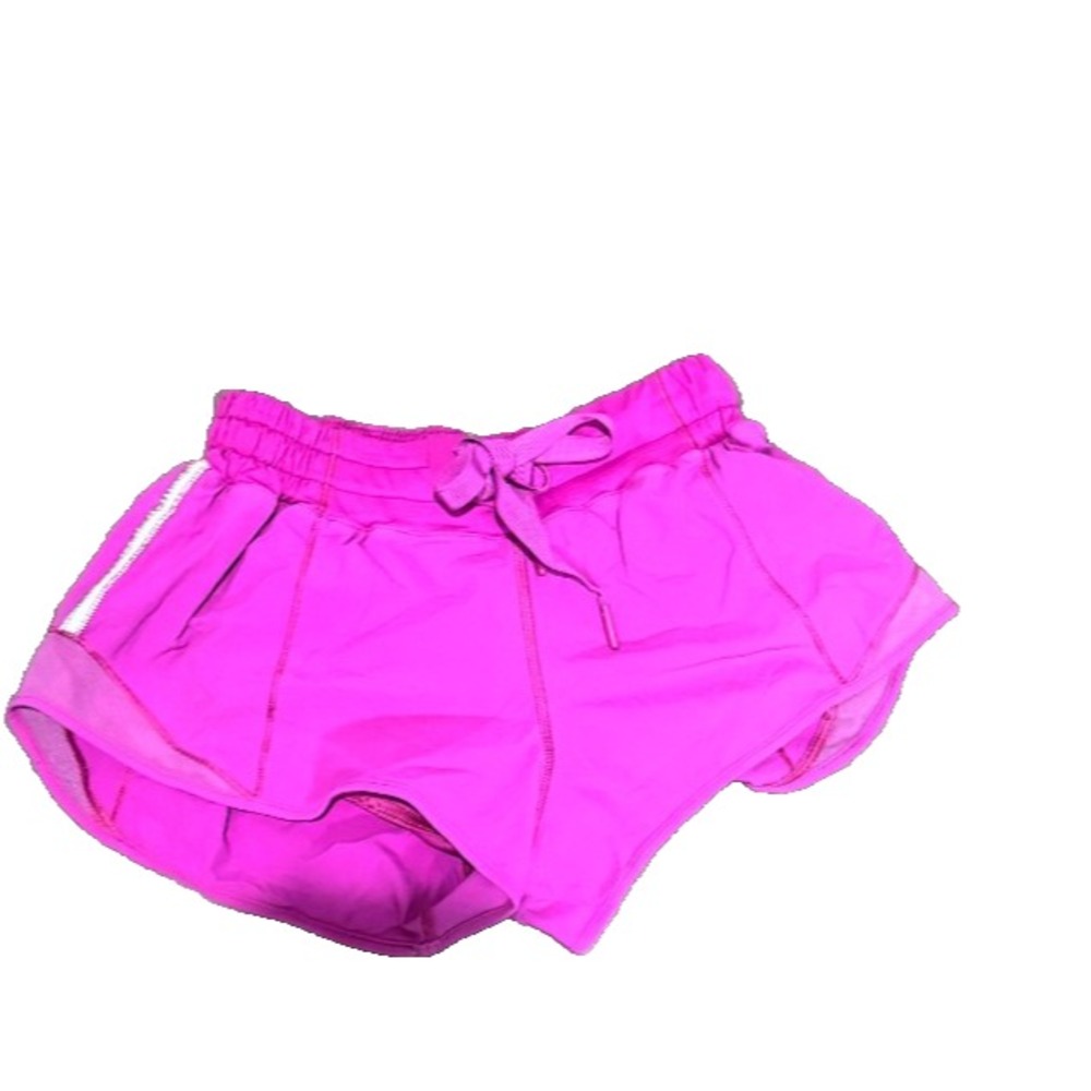 LULULEMON Hotty  Hot shorts heather dark pink 4 II Athletic Running Shorts